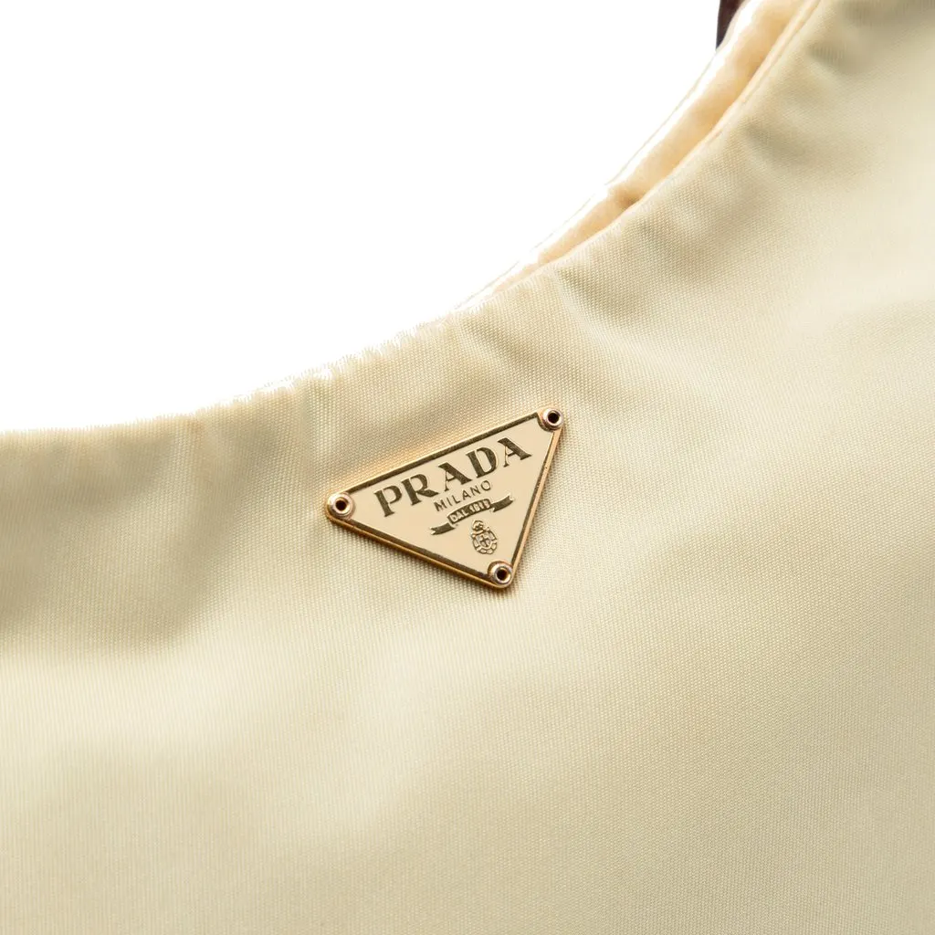 Prada Tessuto Chain Shoulder Bag Brown Very good - Box View