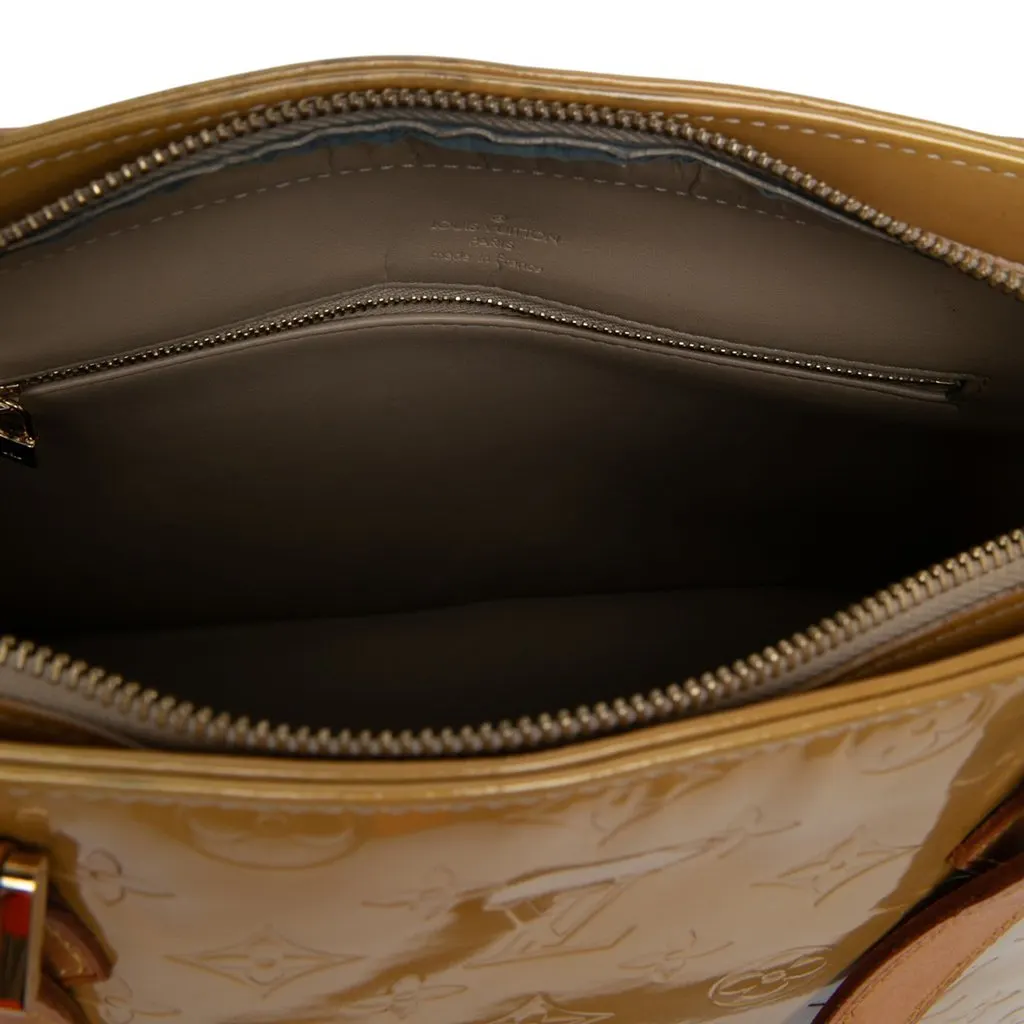 Louis Vuitton Monogram Vernis Houston Beige Leather Good - Inside View
