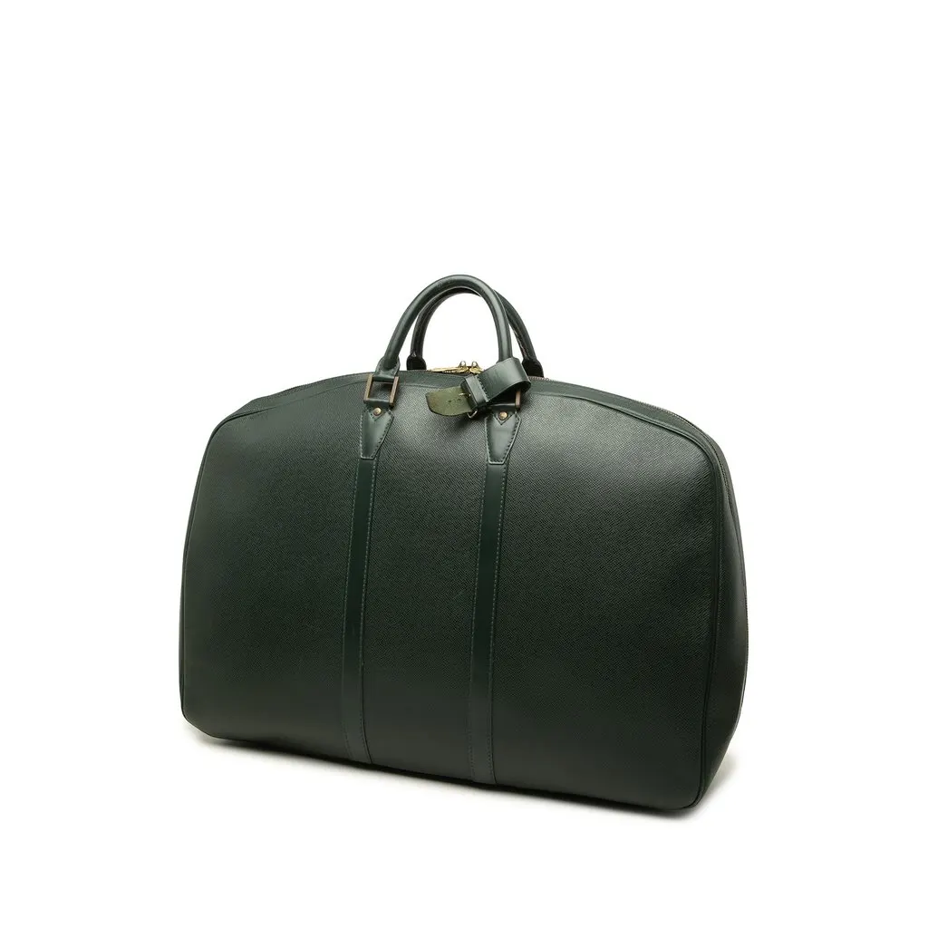 Louis Vuitton Taiga Helanga 1 Poche Green Leather Good - Back View