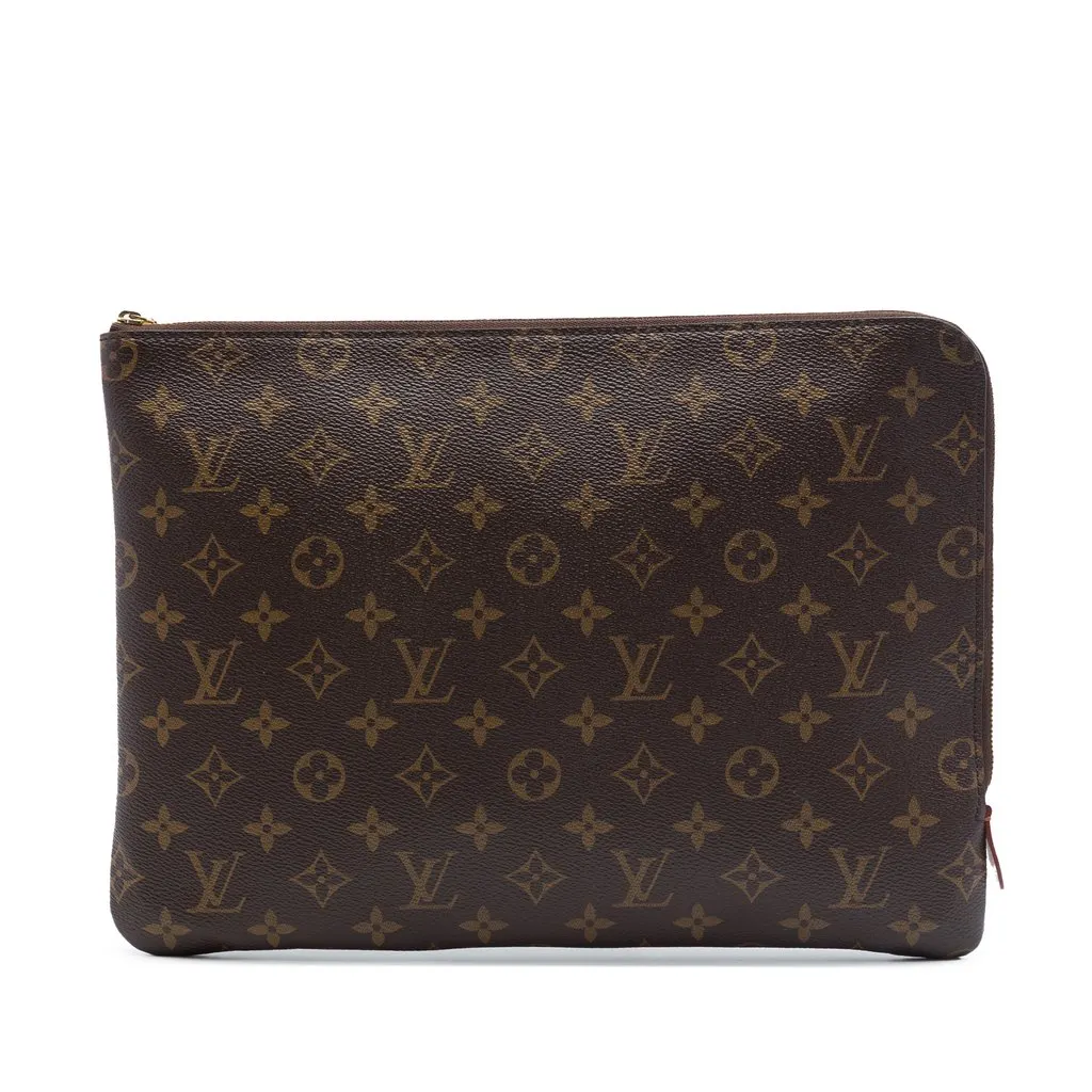 Louis Vuitton Monogram Etui Voyage MM Brown Very good - Front View