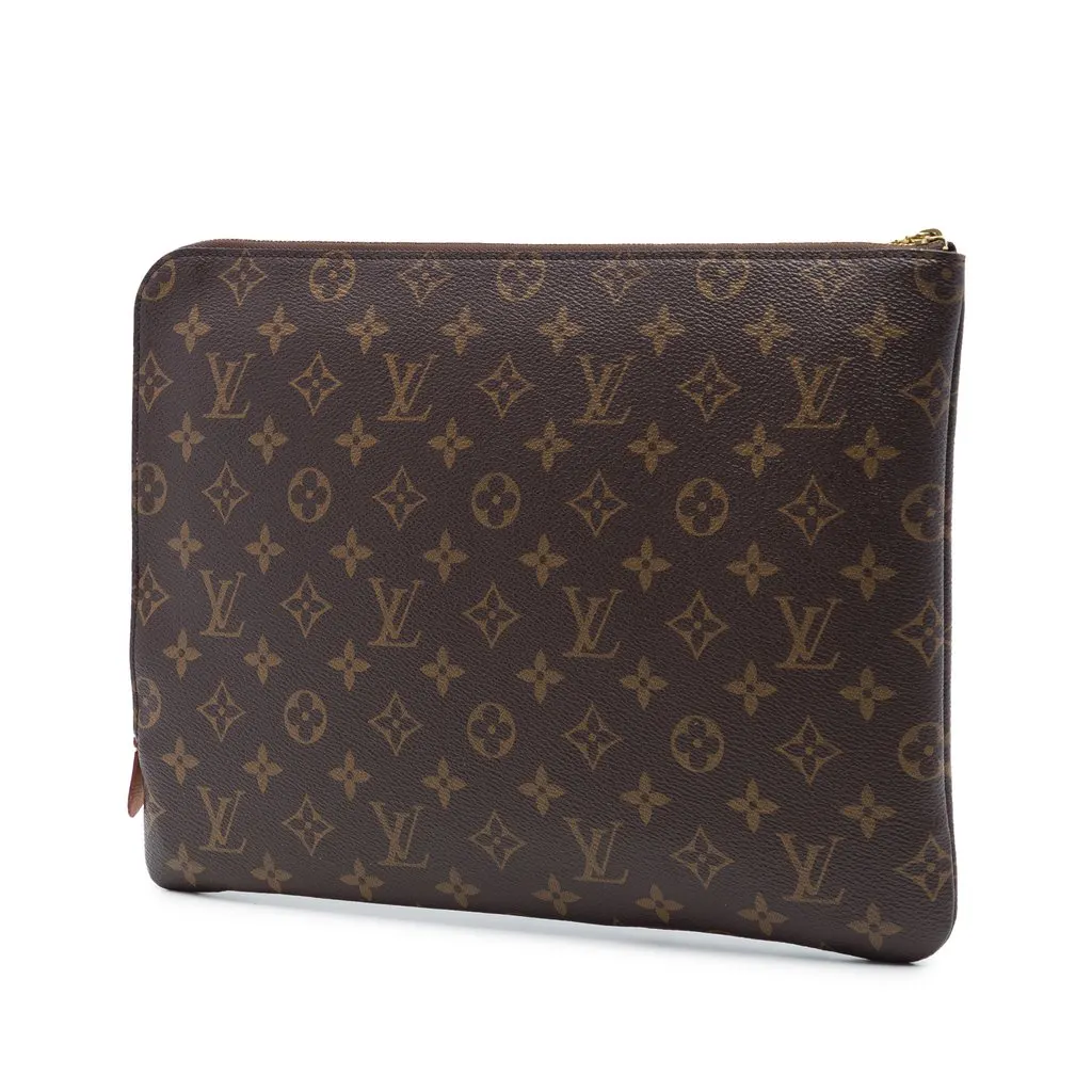 Louis Vuitton Monogram Etui Voyage MM Brown Very good - Back View
