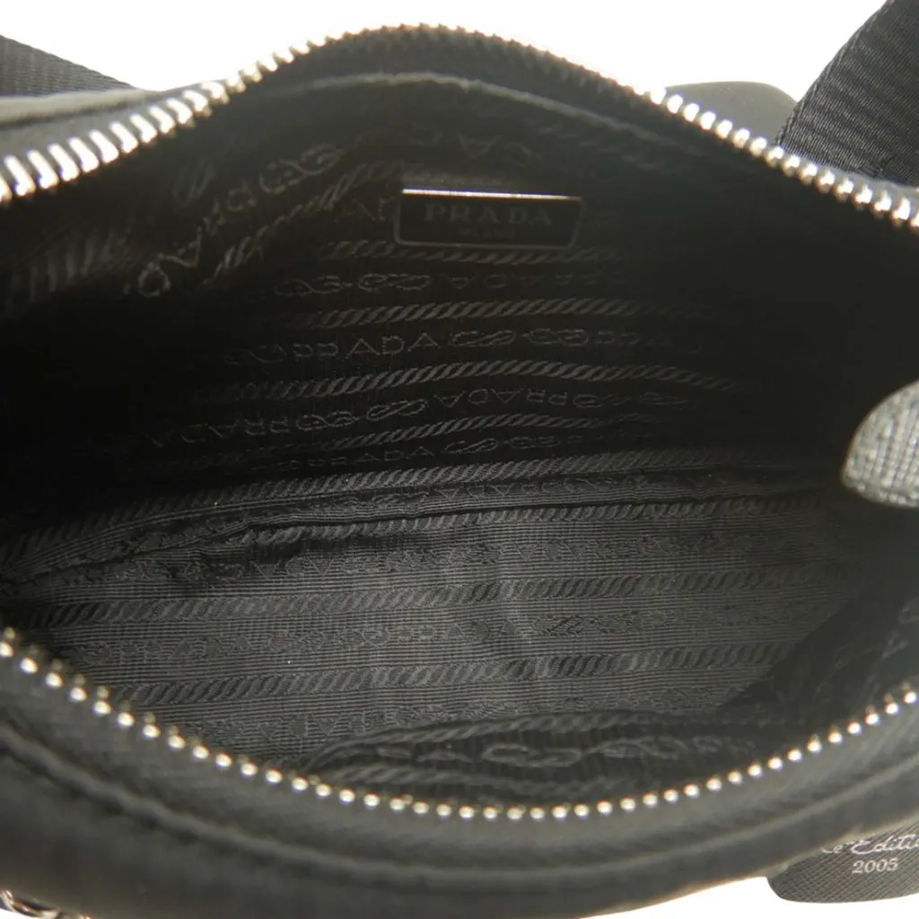 Prada Saffiano Trimmed Re Nylon Re Edition 2005 Satchel Black Very good - Inside View