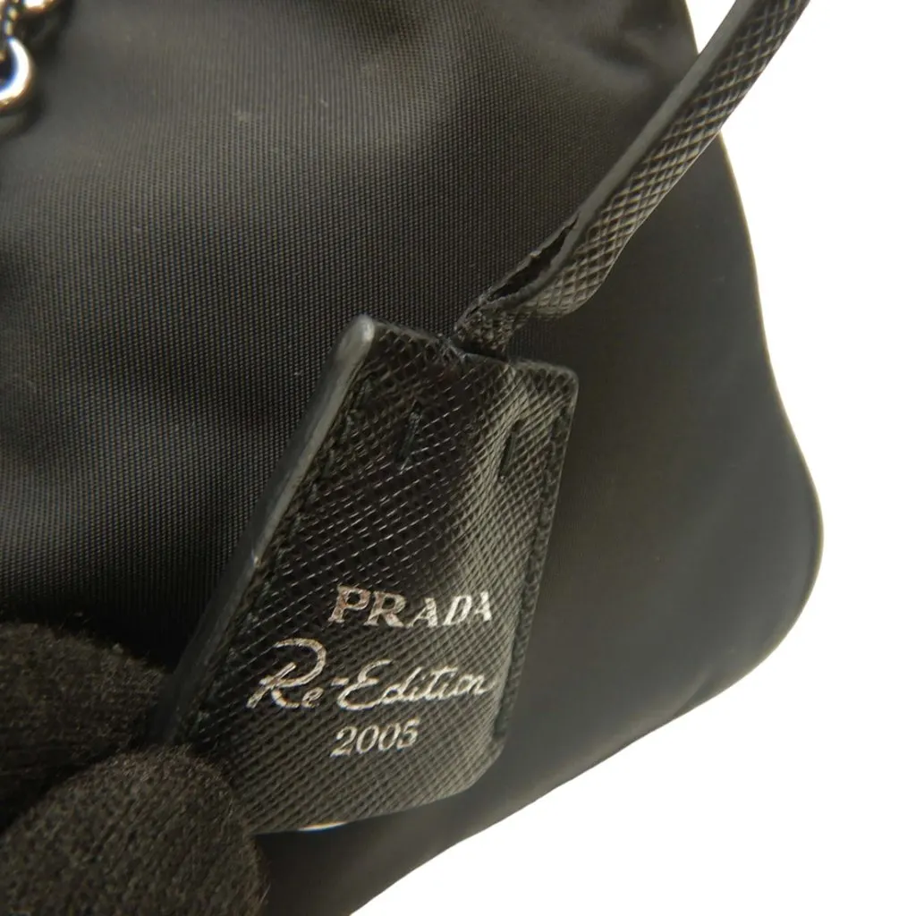 Prada Saffiano Trimmed Re Nylon Re Edition 2005 Satchel Black Very good - Box View