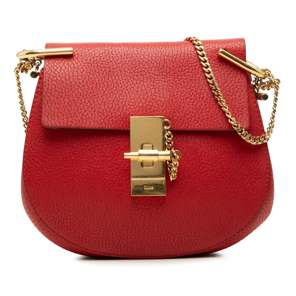 Chloé Small Leather Drew Crossbody