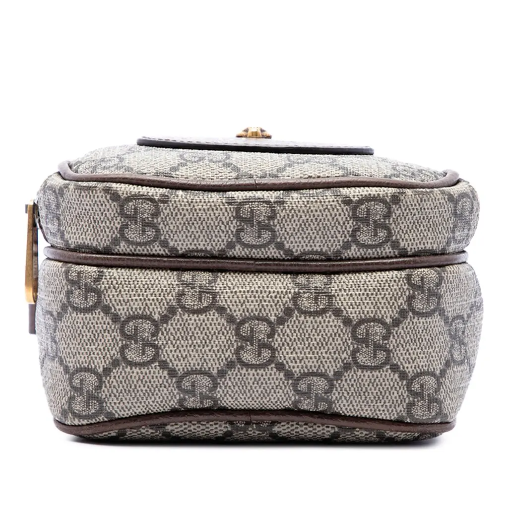Gucci Mini GG Supreme Neo Vintage Satchel Beige Canvas Very good - Inside View
