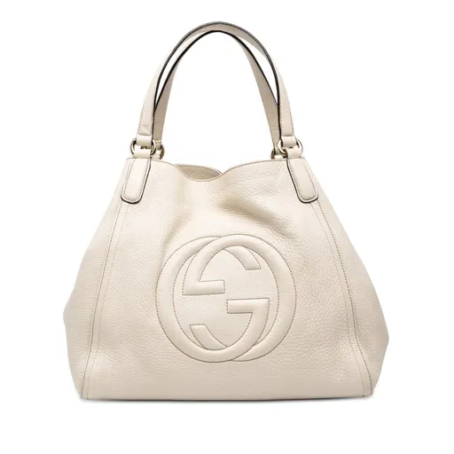 Gucci متوسطة جلد العجل سوهو Cellarius حقيبة توت