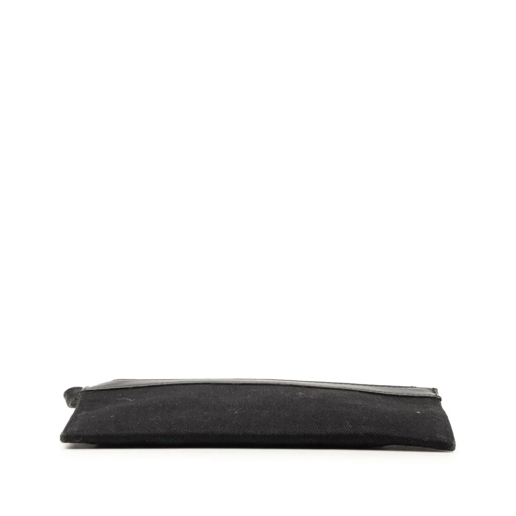 Balenciaga Canvas Navy Cabas Pouch Black Very good - Inside View