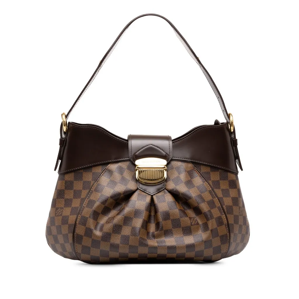 Louis Vuitton Damier Ebene Sistina PM Brown Canvas Very good - Front View