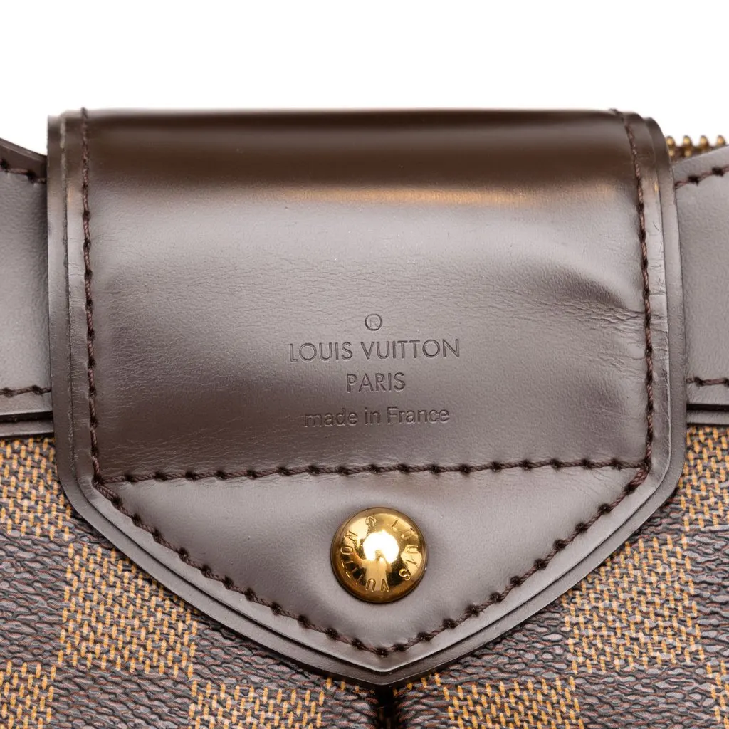 Louis Vuitton Damier Ebene Sistina PM Brown Canvas Very good - Box View