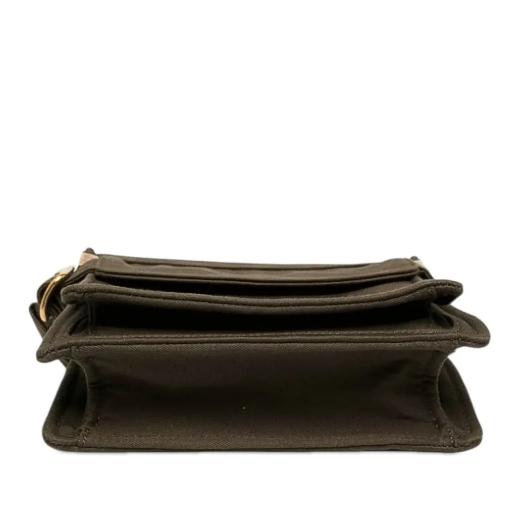 Burberry Mini Nylon Trench Phone Crossbody Brown Polyamide Good - Inside View