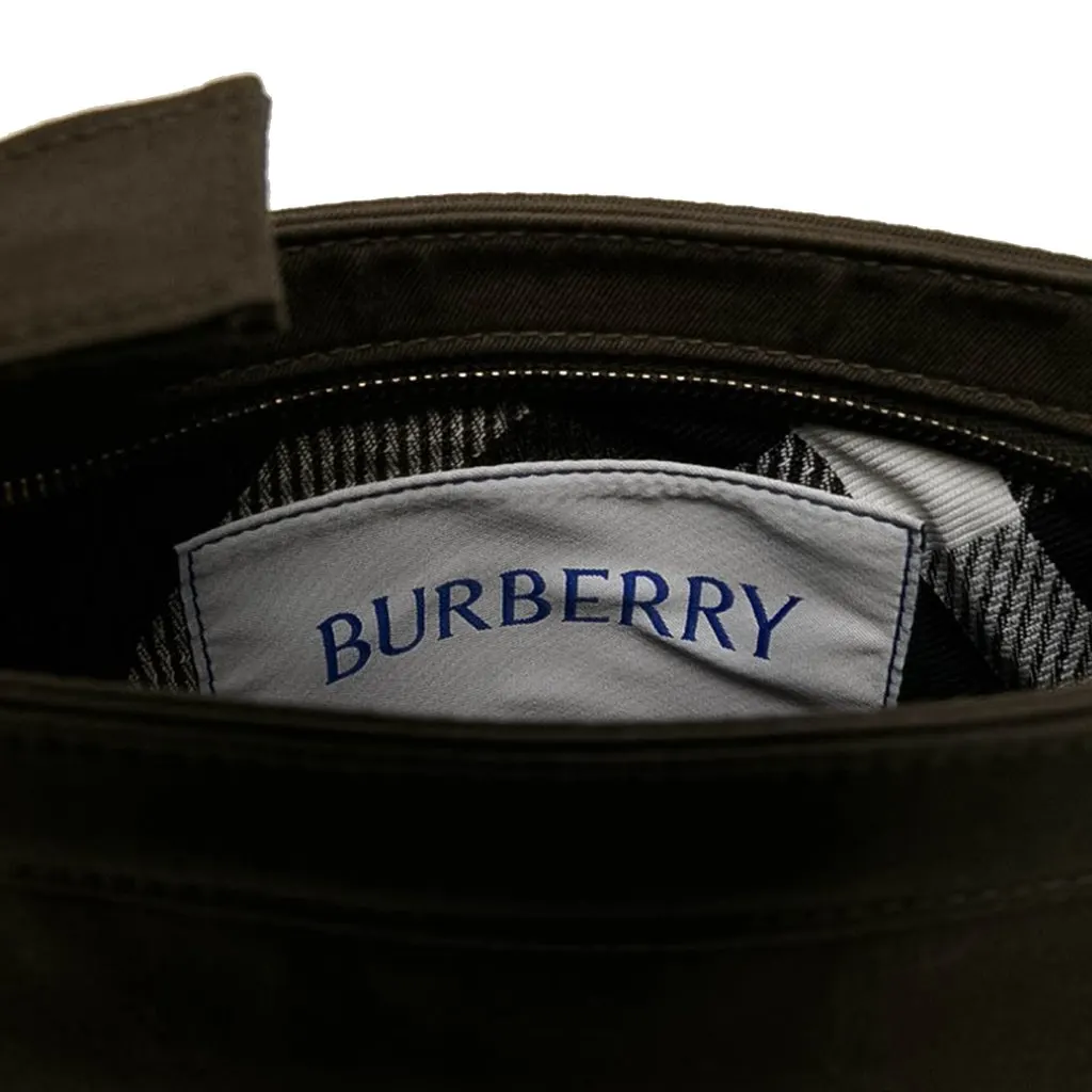 Burberry Mini Nylon Trench Phone Crossbody Brown Polyamide Good - Box View