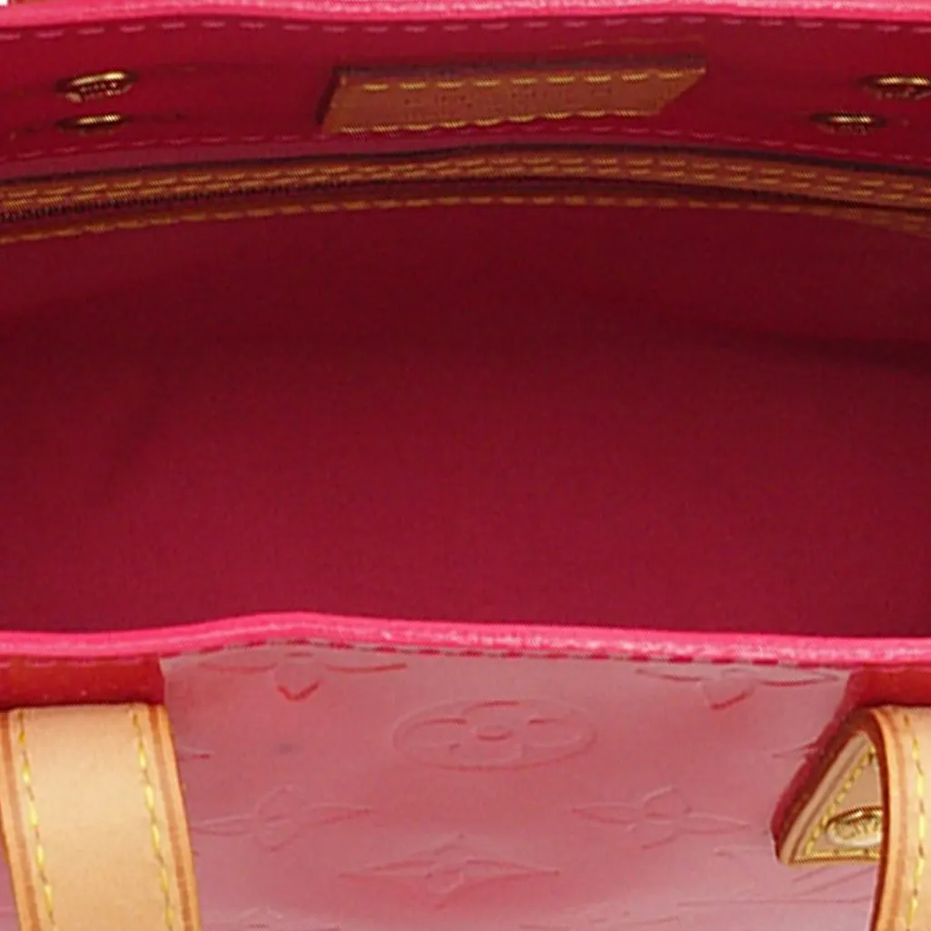 Louis Vuitton Monogram Vernis Reade PM Pink Leather Very good - Model View