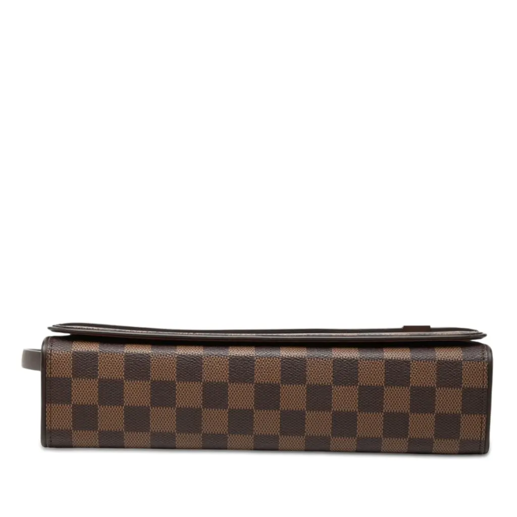 Louis Vuitton Damier Ebene Tribeca Long Brown Very good - Inside View