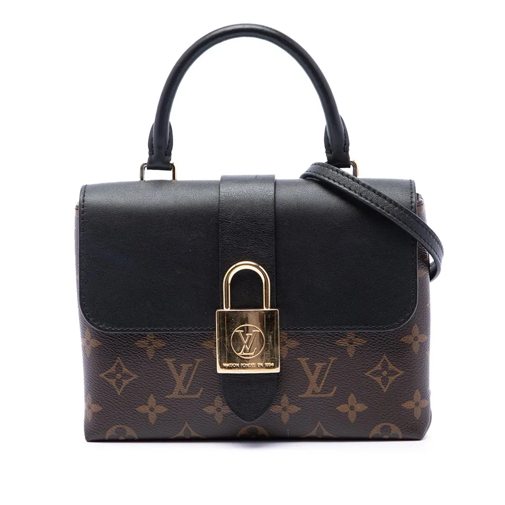 Louis Vuitton Monogram Locky BB Brown Canvas Good - Front View