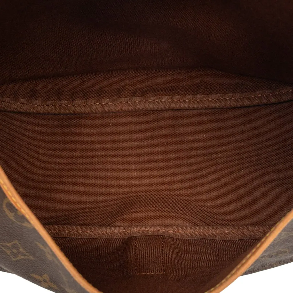 Louis Vuitton Monogram Saumur 35 Brown Very good - Model View