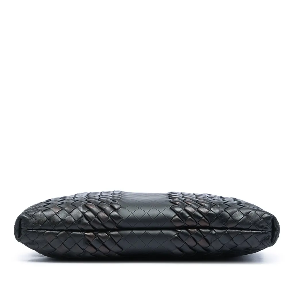 Bottega Veneta Leather Intreccio Imperatore Crossbody Black Leather Very good - Inside View