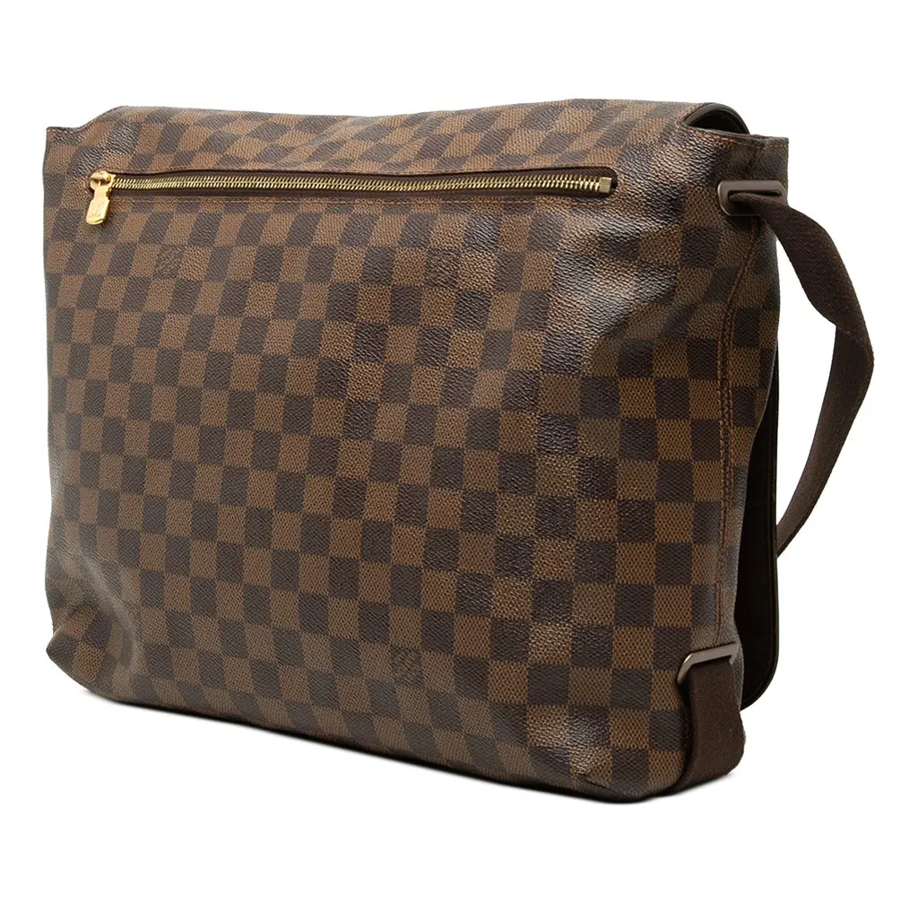 Louis Vuitton Damier Ebene Brooklyn GM Brown Very good - Back View