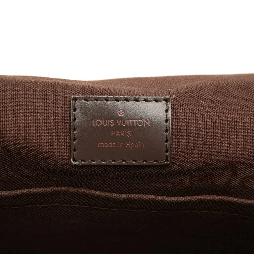 Louis Vuitton Damier Ebene Brooklyn GM Brown Very good - Box View