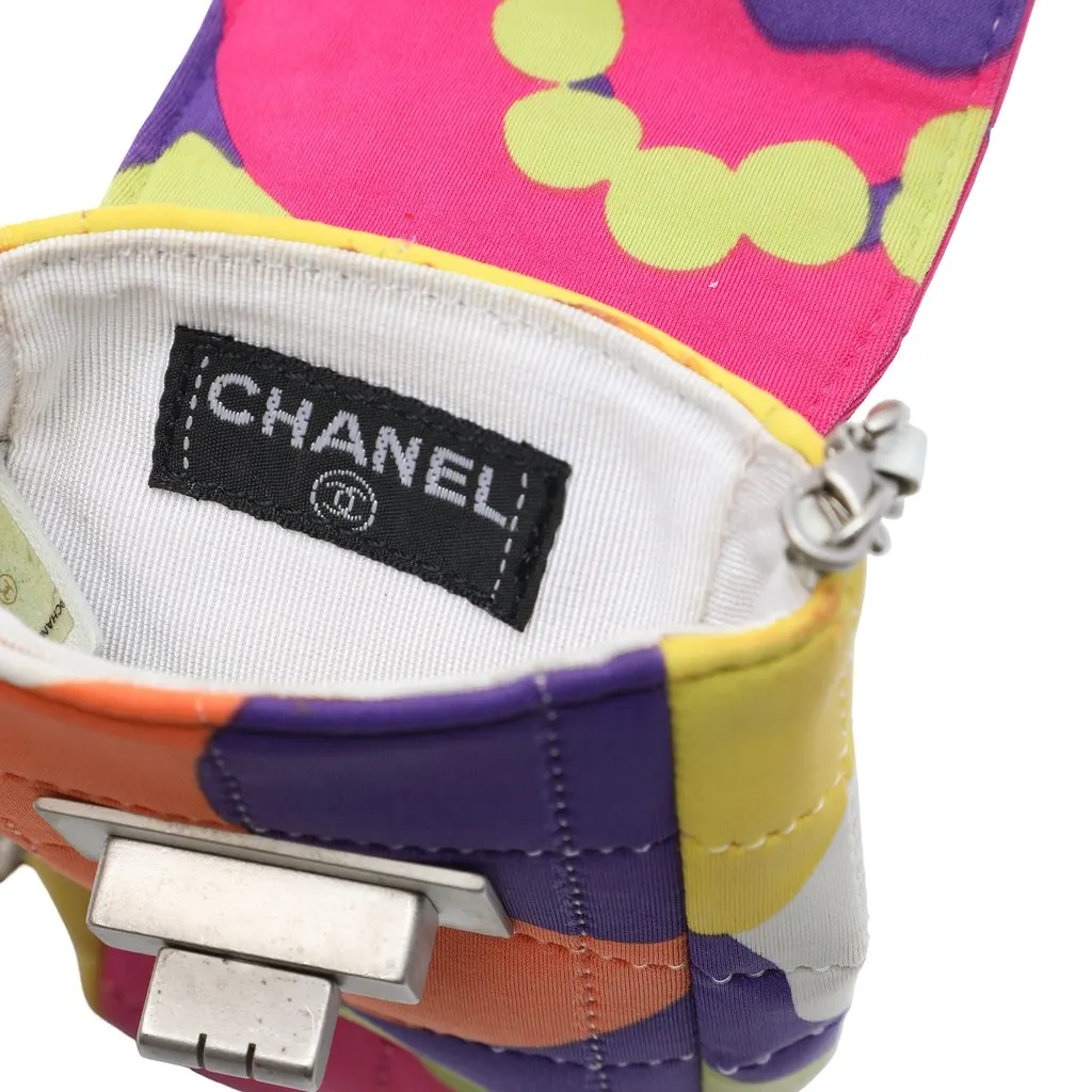 Chanel Multicolor Chocolate Bar Canvas Reissue 2.55 Phone Pouch with Chain MultiColor Very good - Box View