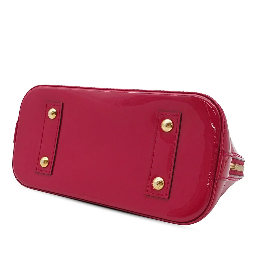 Louis Vuitton Monogram Vernis Alma BB Pink Leather Very good - Inside View