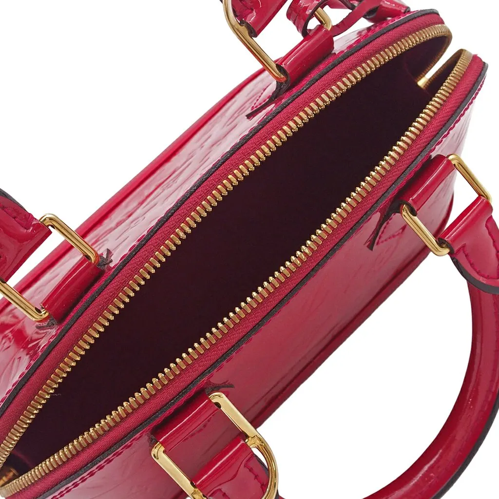 Louis Vuitton Monogram Vernis Alma BB Pink Leather Very good - Model View