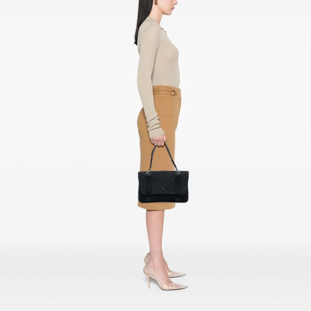 Gucci GG Canvas Handbag Black Very good - Box View