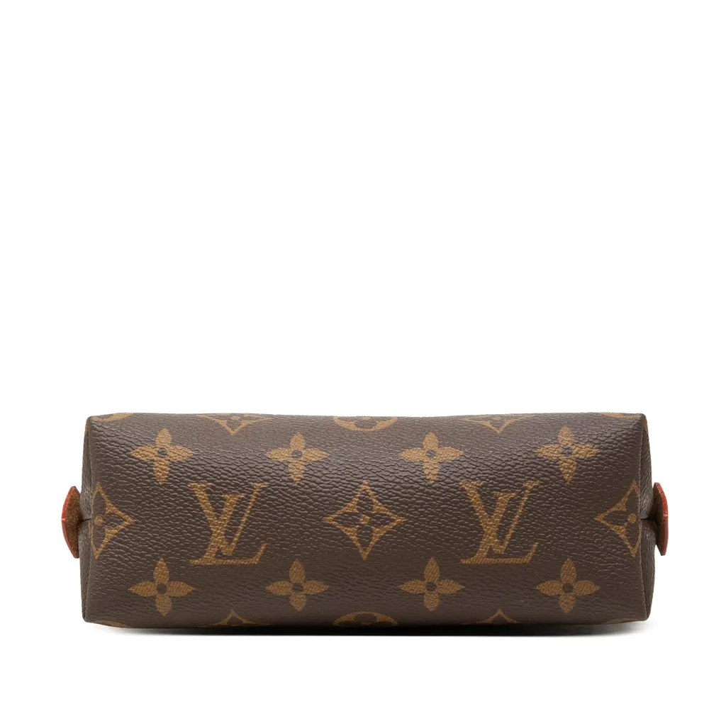 Louis Vuitton Monogram Cosmetic Pouch PM Brown Very good - Inside View