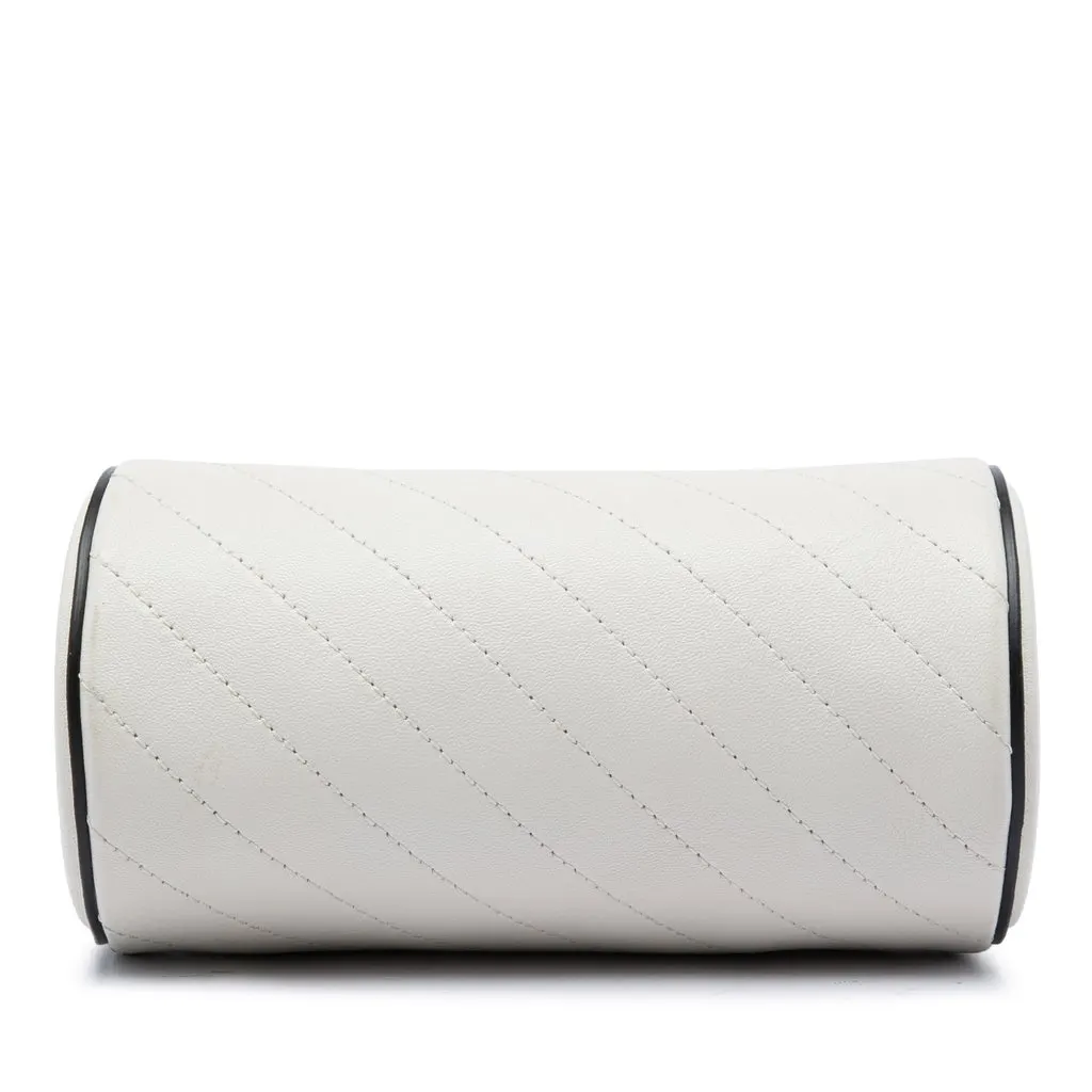 Gucci Mini Calfskin Blondie Barrel Shoulder Bag White Leather Very good - Inside View