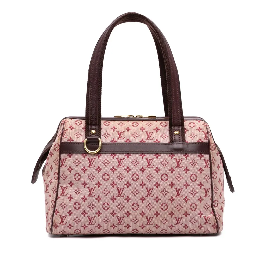 Louis Vuitton Monogram Mini Lin Josephine PM Red Good - Front View