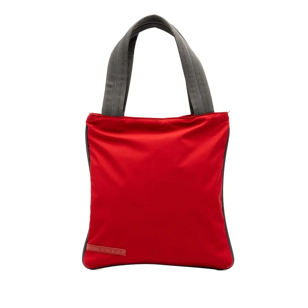 Prada Tessuto Sport Tote Red Polyamide Good - Front View