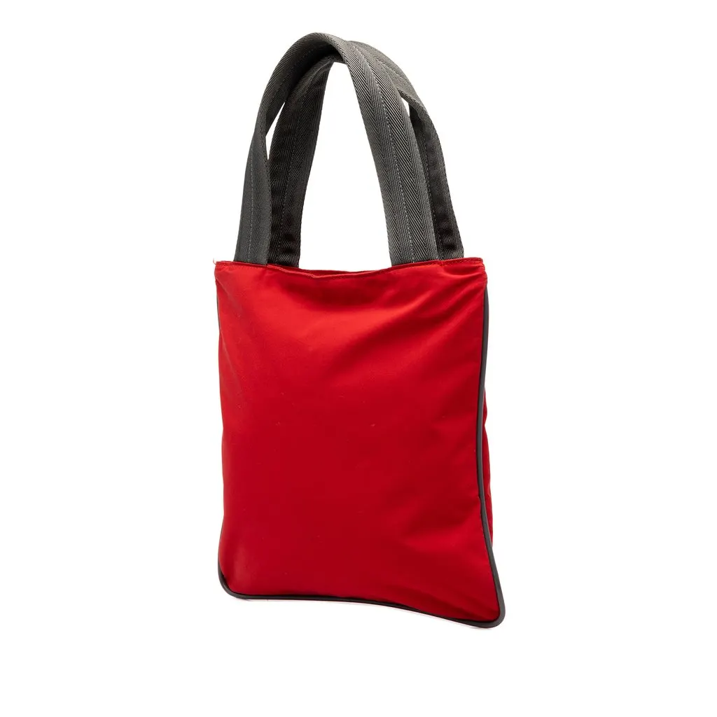 Prada Tessuto Sport Tote Red Polyamide Good - Back View