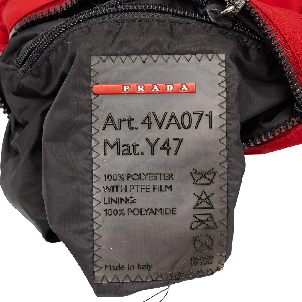 Prada Tessuto Sport Tote Red Polyamide Good - Box View