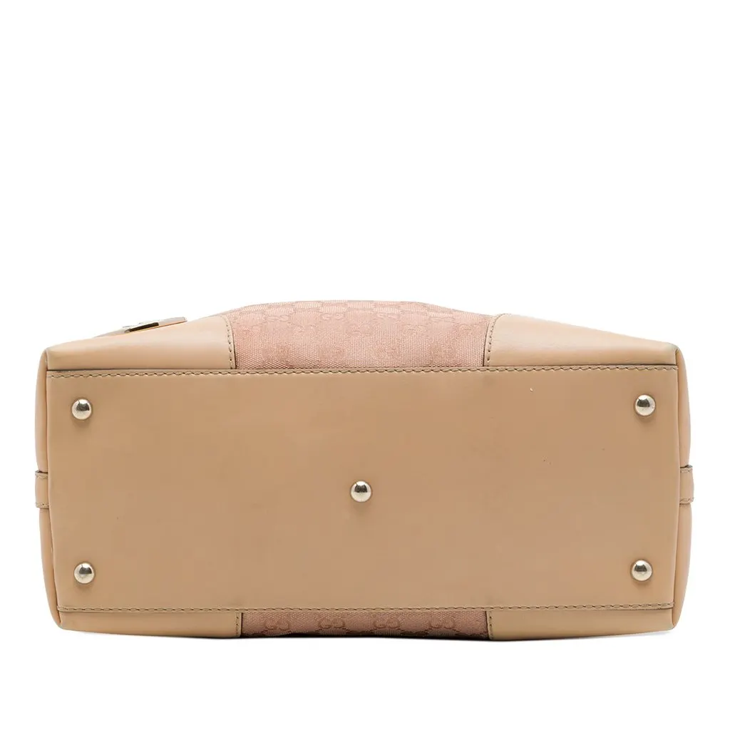Gucci GG Canvas Lovely Shoulder Bag Pink Canvas Good - Inside View