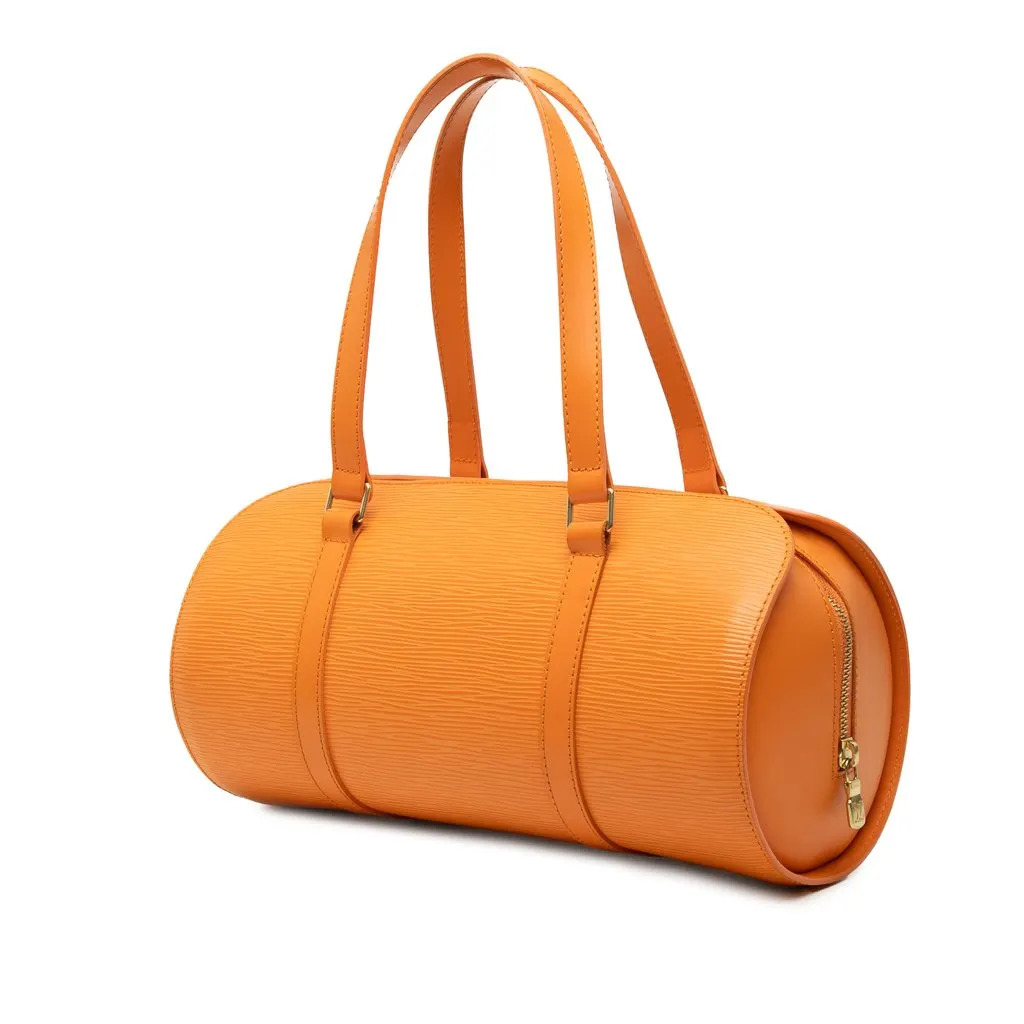 Louis Vuitton Epi Soufflot Orange Leather Very good - Back View