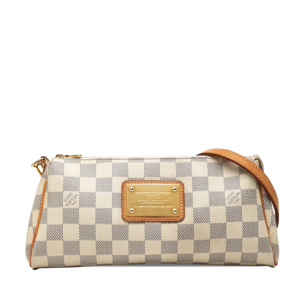Louis Vuitton Damier Azur Eva White Very good - Front View