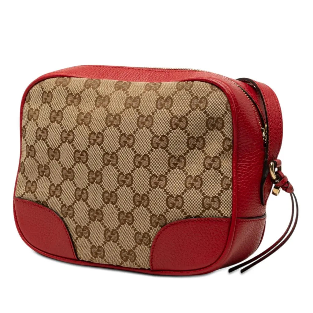 Gucci GG Canvas Bree Crossbody Beige Very good - Back View