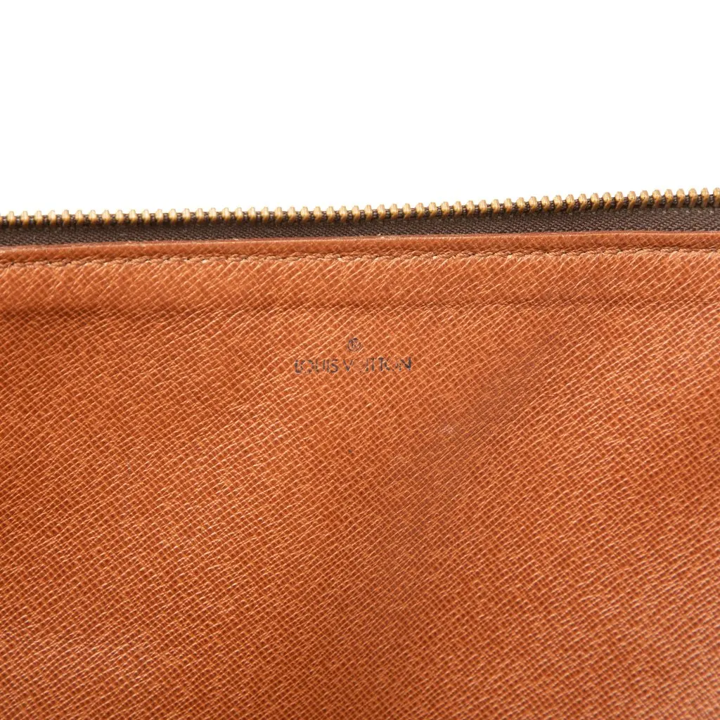 Louis Vuitton Monogram Poche Documents Portfolio Brown Canvas Very good - Box View