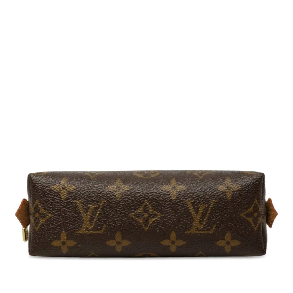 Louis Vuitton Monogram Cosmetic Pouch PM Brown Canvas Very good - Inside View