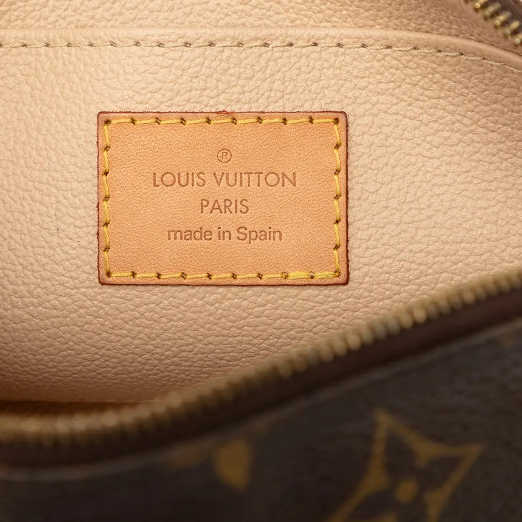 Louis Vuitton Monogram Cosmetic Pouch PM Brown Canvas Very good - Box View