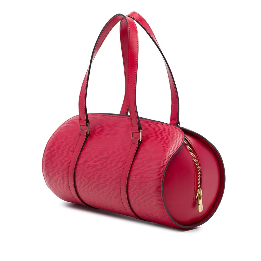 Louis Vuitton Epi Soufflot Red Leather Very good - Back View