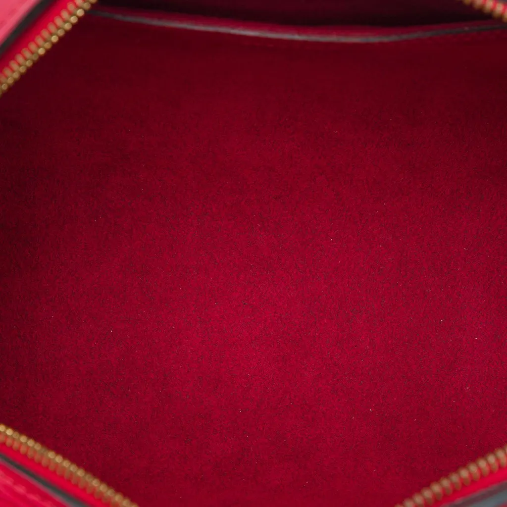 Louis Vuitton Epi Soufflot Red Leather Very good - Box View