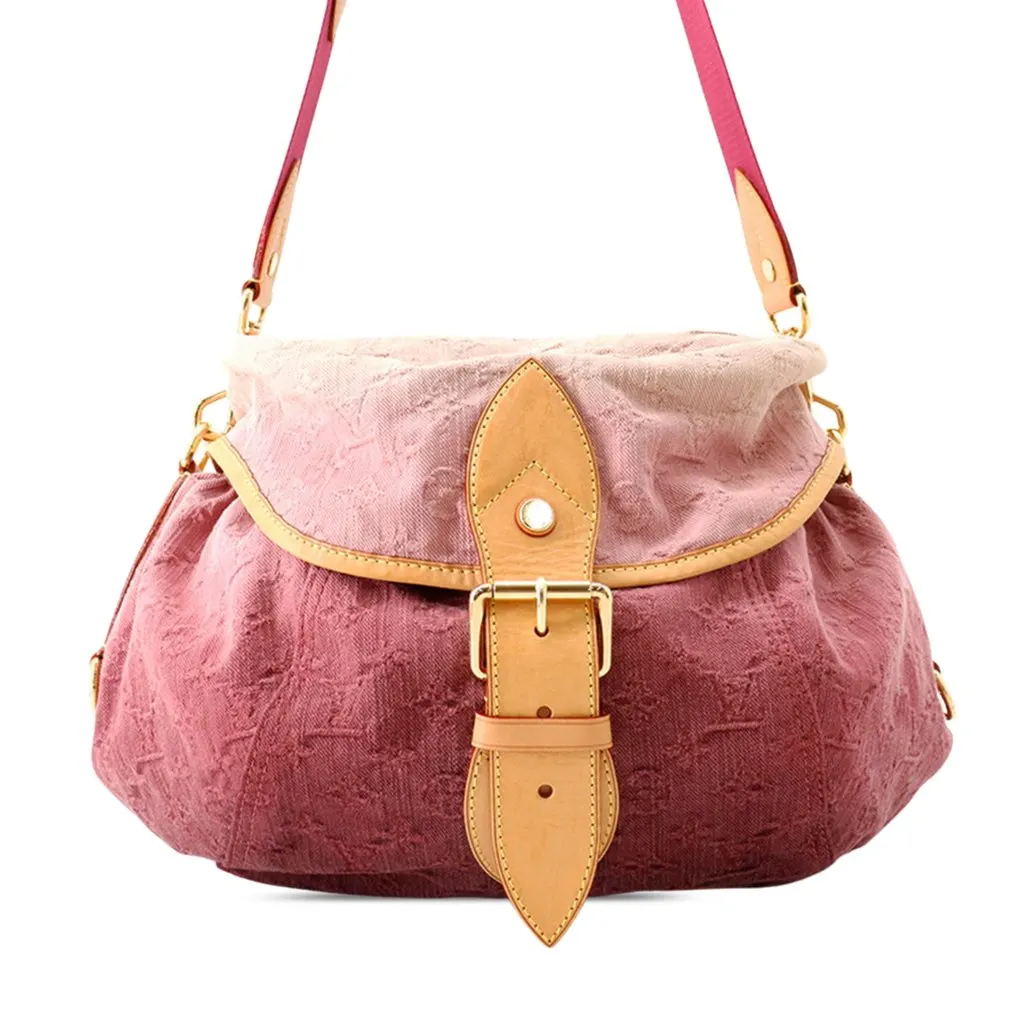 Louis Vuitton Monogram Denim Sunshine Pink Denim Very good - Front View