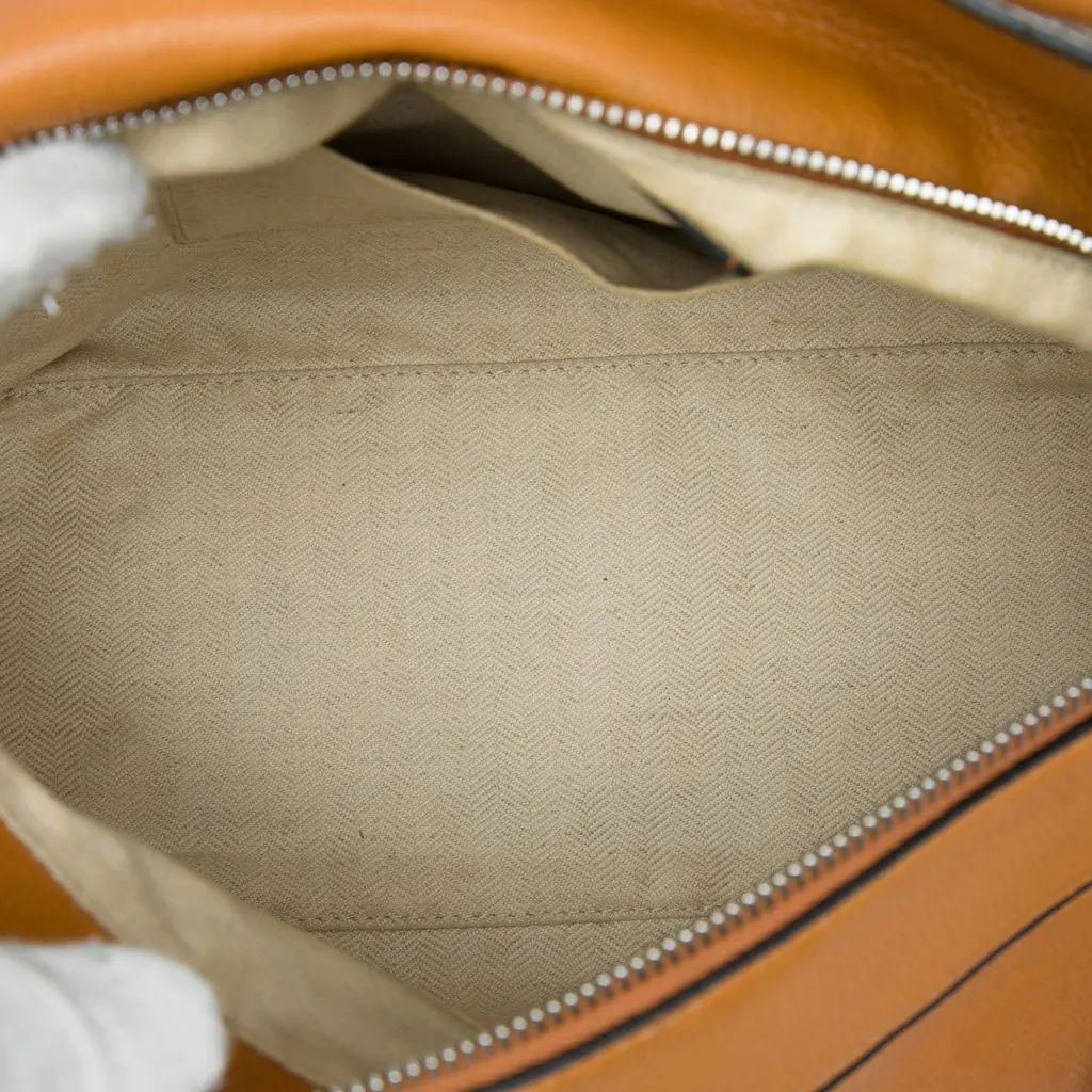 Loewe Medium Bicolor Calfskin Puzzle Satchel Brown Leather Very good - Model View