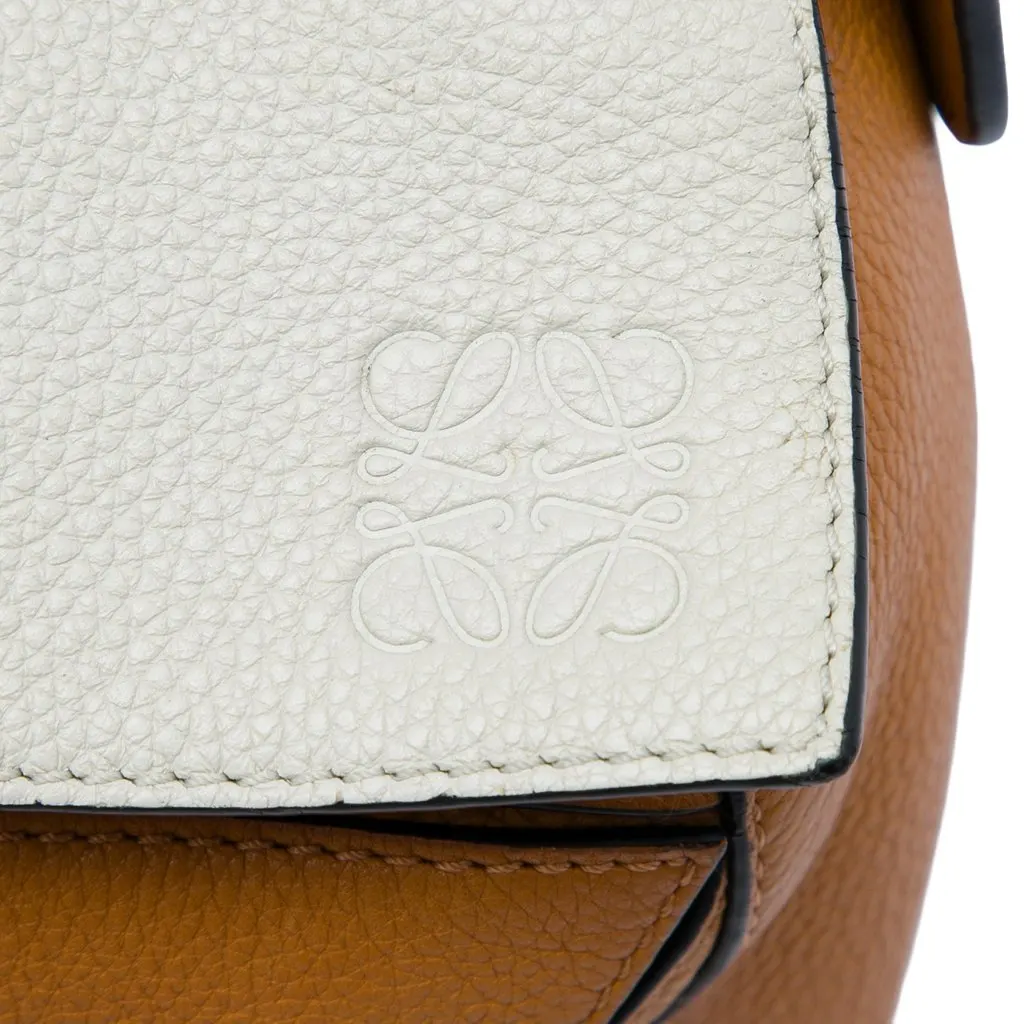Loewe Medium Bicolor Calfskin Puzzle Satchel Brown Leather Very good - Box View