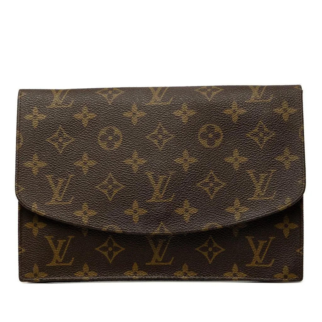 Louis Vuitton Monogram Pochette Rabat 23 Brown Canvas Very good - Front View
