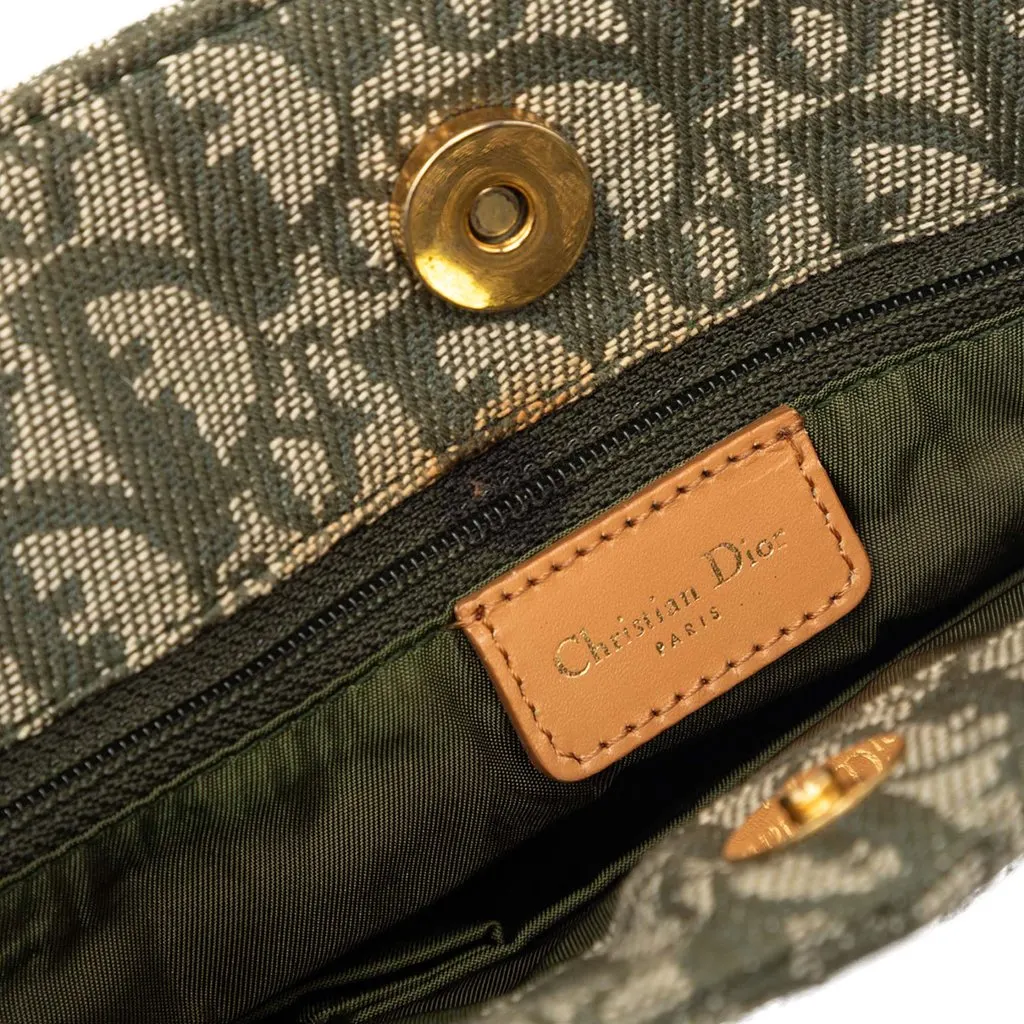 Dior Diorissimo Trotter Canvas Tote Green Very good - Box View