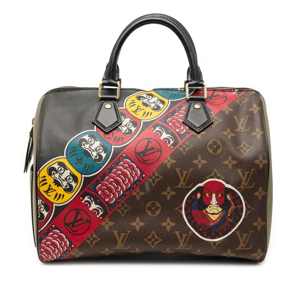 Louis Vuitton Monogram Kabuki Speedy 30 Brown Very good - Front View