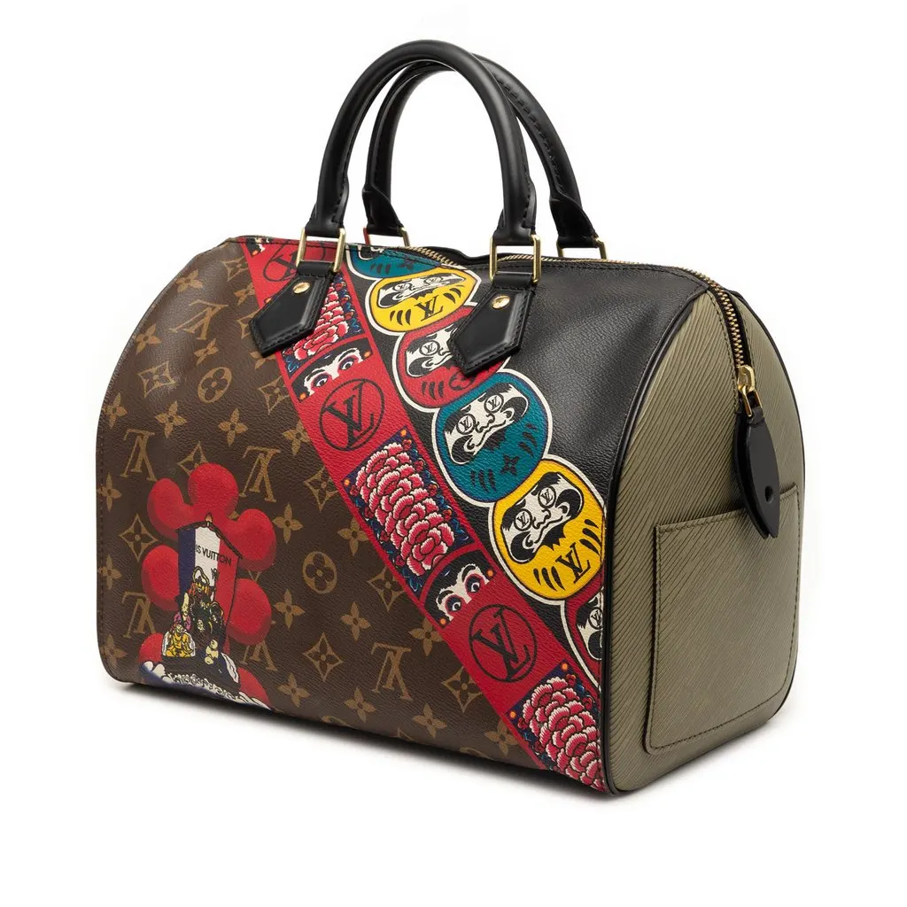 Louis Vuitton Monogram Kabuki Speedy  30 Brown Very good - Back View