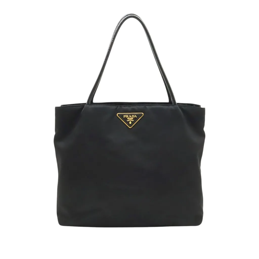 Prada Tessuto Tote Black Very good - Front View