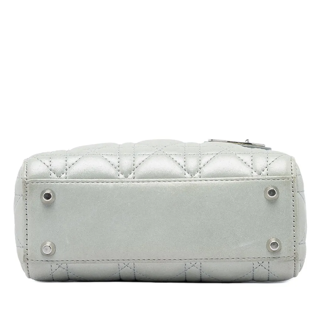 Dior Mini Iridescent Lambskin Cannage Lady Dior MultiColor Leather Very good - Inside View